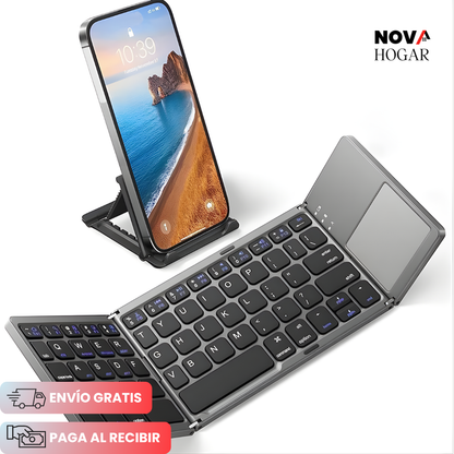FlexType™ Teclado Plegable e Inalámbrico con Panel Táctil