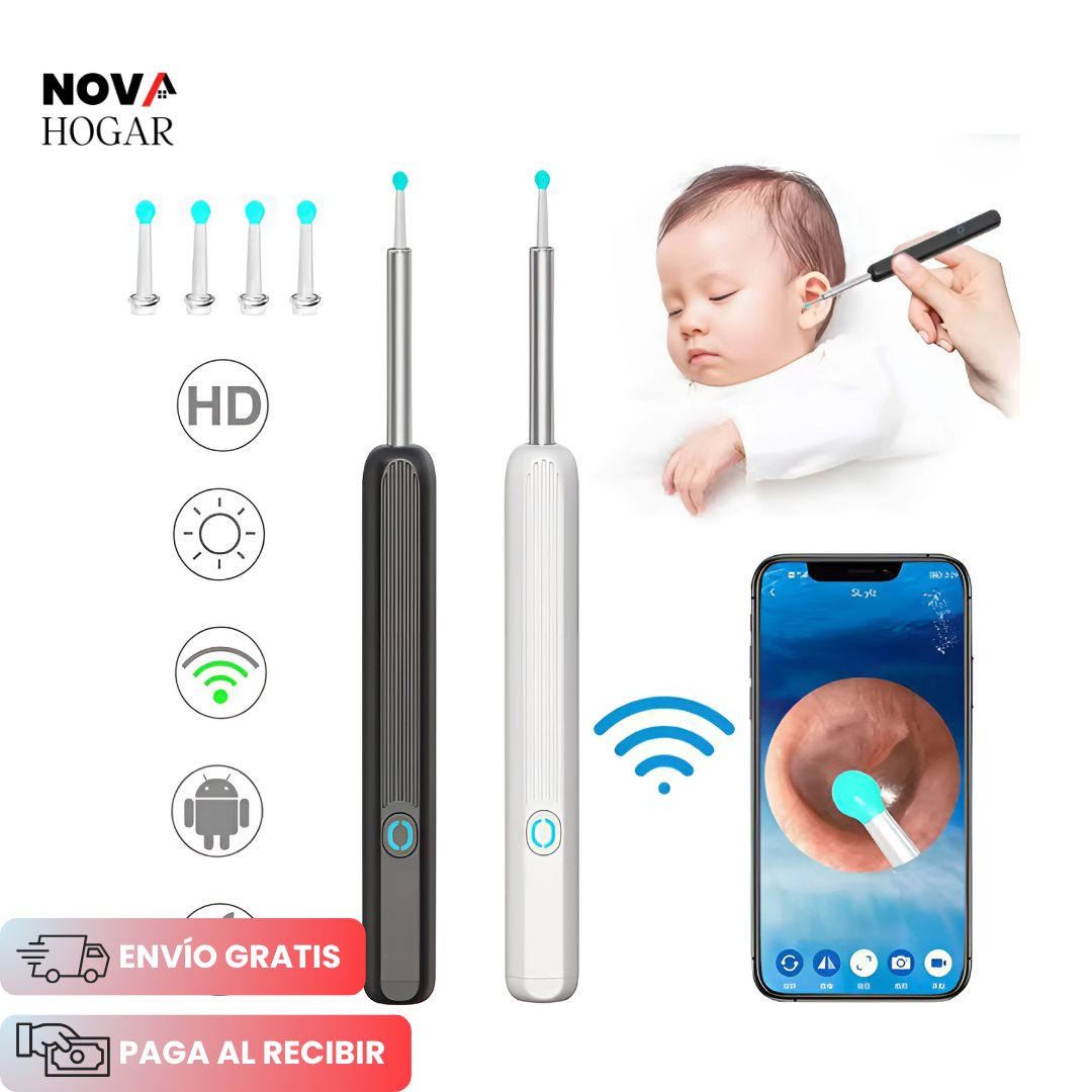 EarCare™ Nuevo Limpiador de Oidos Inteligente