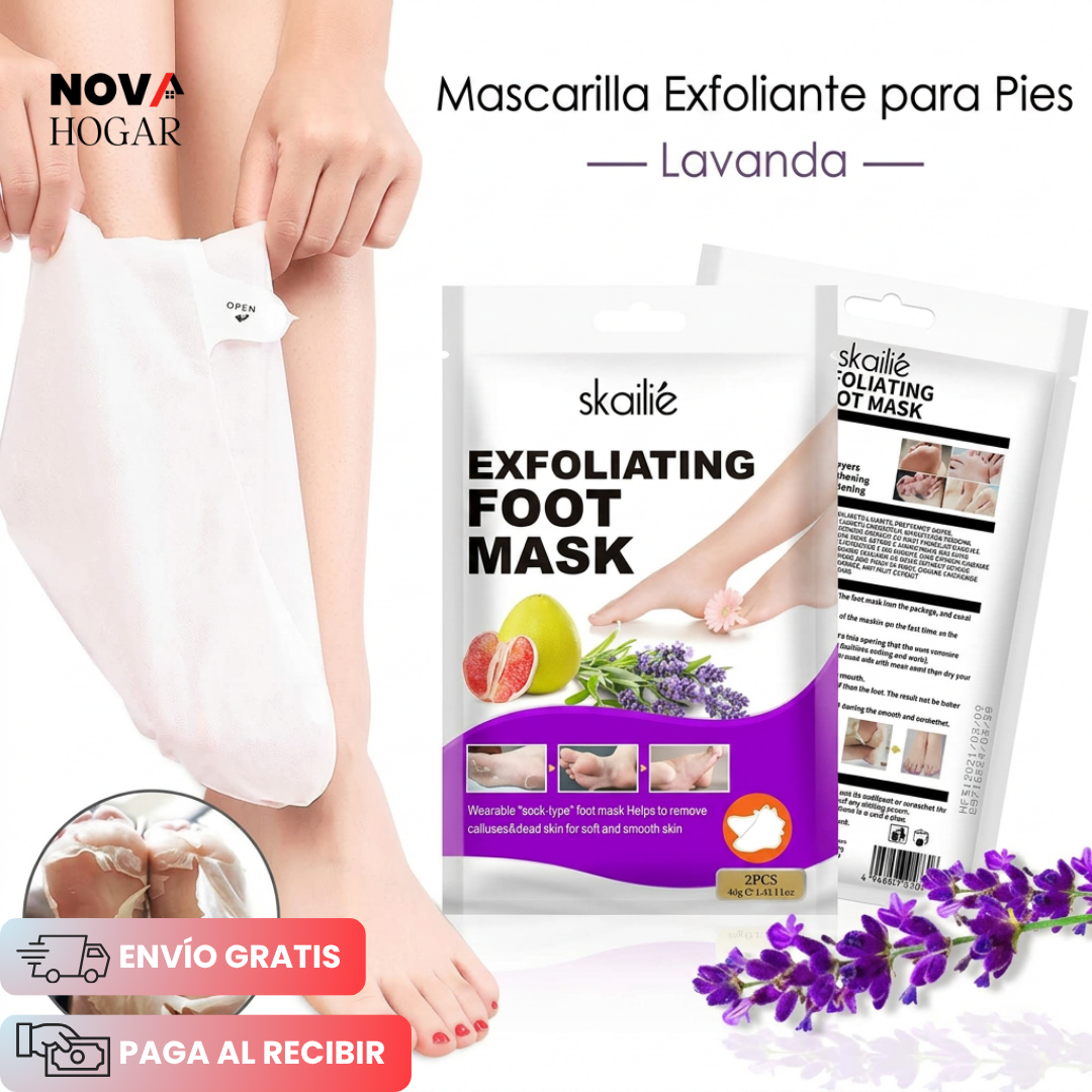 2x1 NaturePeel™ Mascarilla Exfoliante De Pies