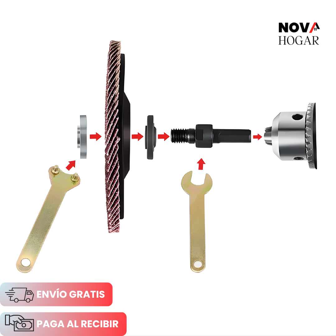 DrillPro™ Kit Convertidor de Taladro a Pulidora