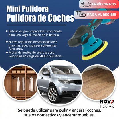 OrbitBuff™ Máquina Pulishadora Profesional Inalámbrica.