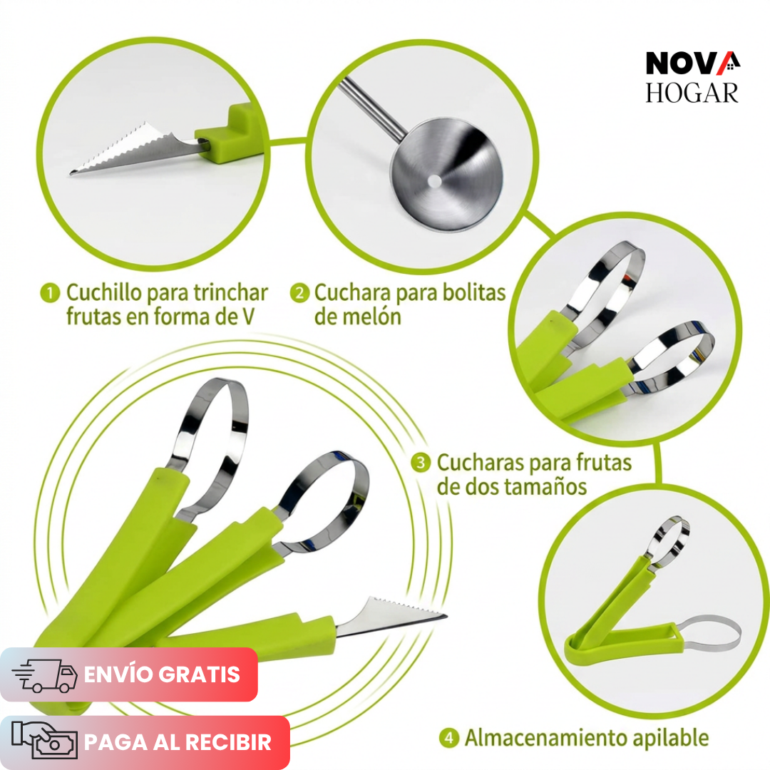 ChefFruit™  Set Profesional cortador de Frutas