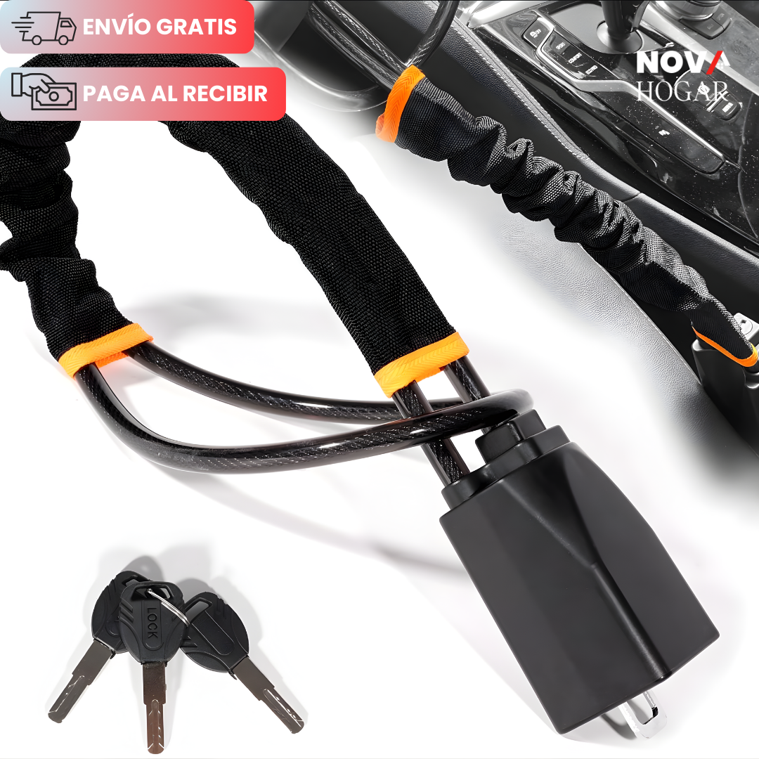 SafeSteer™ Candado De Seguridad Para Volante