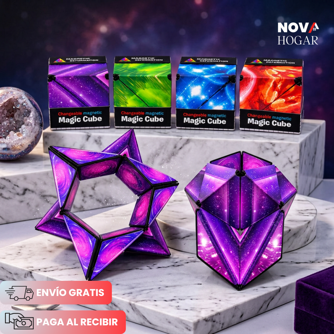 2x1 ZenCube™ Cubo Antiestrés Silencioso Plegable