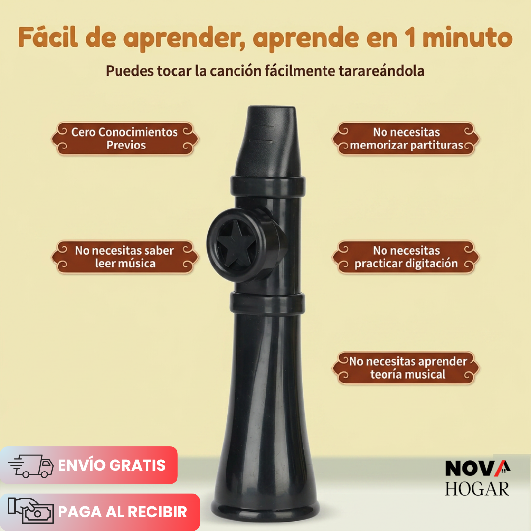 Kazoo™ Instrumento Musical de Aprendizaje para Niños