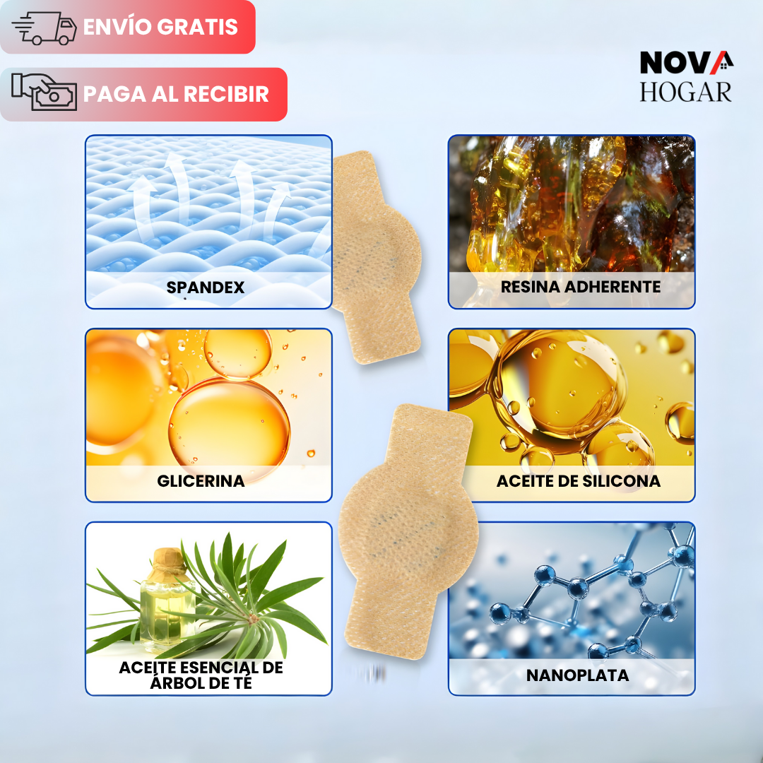 FungiClear™ Parches de Tratamiento Contra Hongos