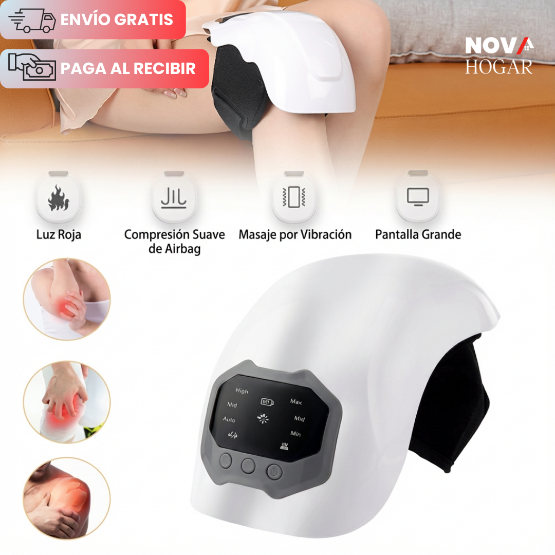 OrthoPulse™ Rodillera Masajeador con Calor y Vibración