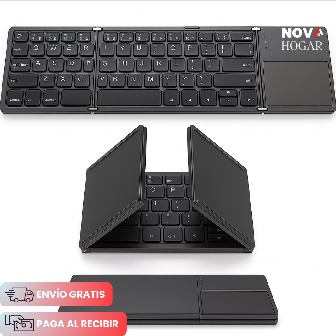 FlexType™ Teclado Plegable e Inalámbrico con Panel Táctil