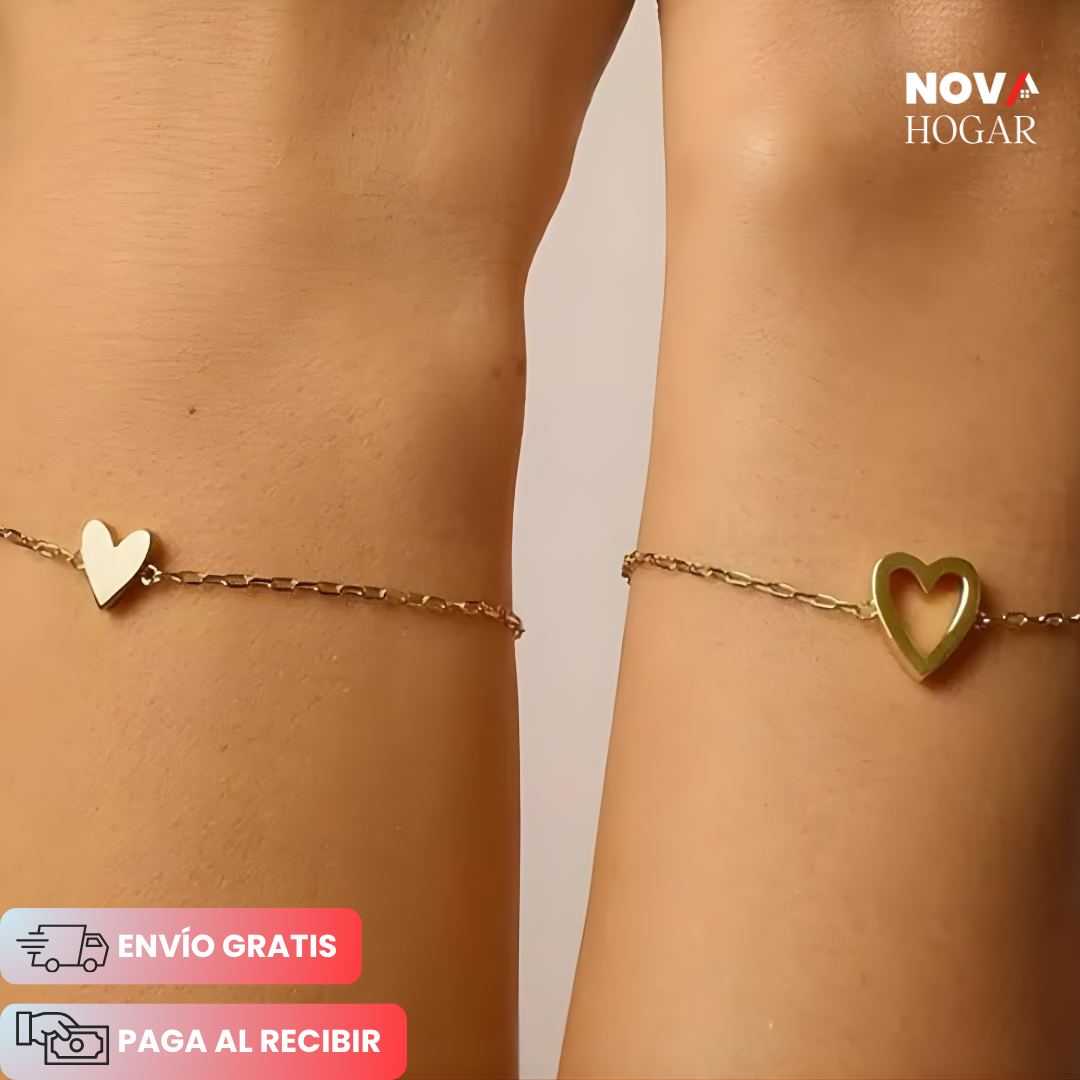 HeartLink™ Pulsera para Madre e Hija Conectadas