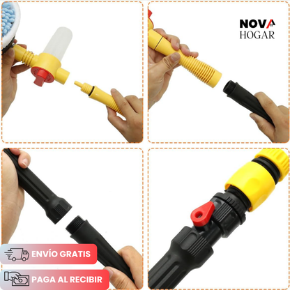 FoamSpin™ Cepillo Giratorio de Espuma para Lavar Carros