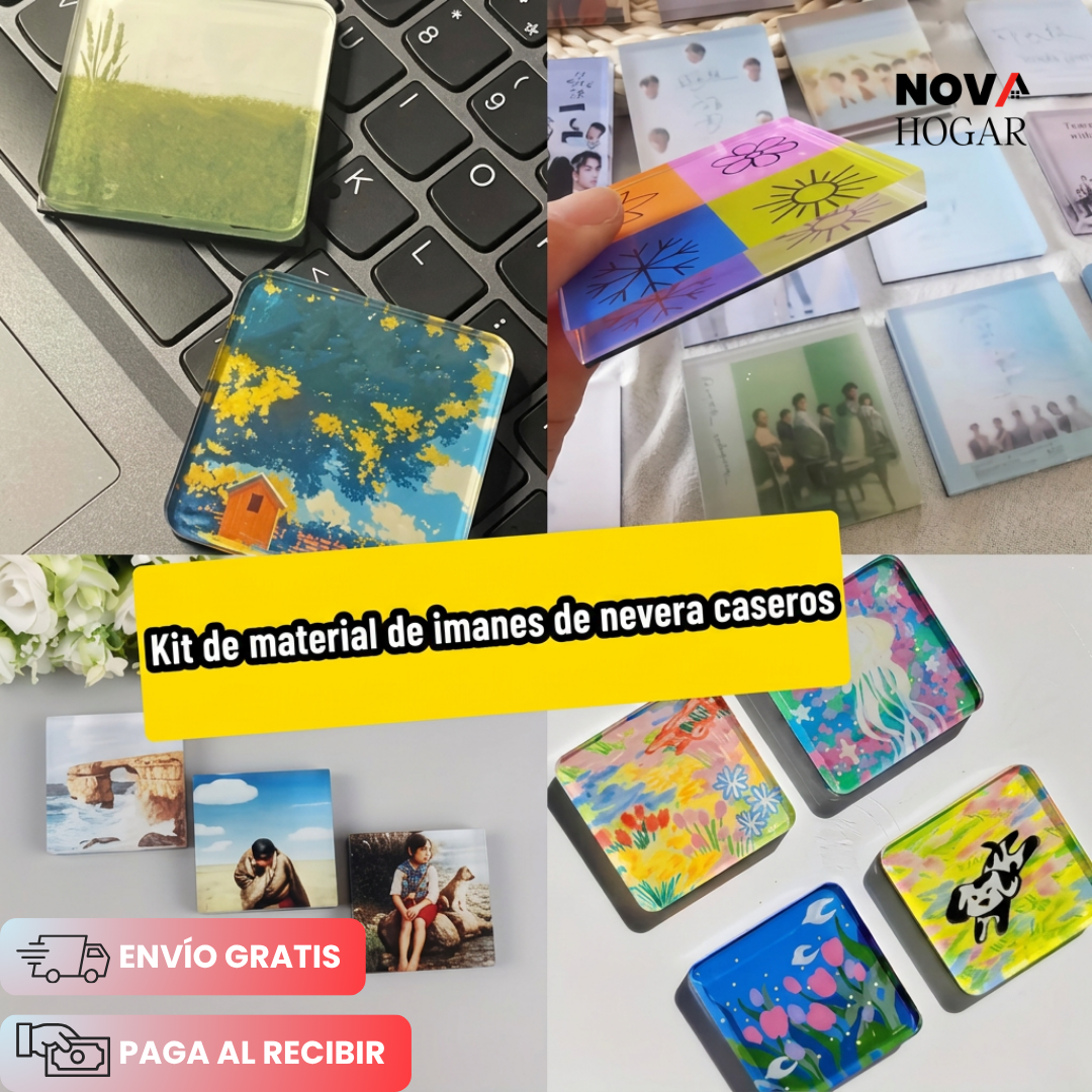 MemoryView™ Set x10 Marcos Magnéticos para Fotos en Nevera