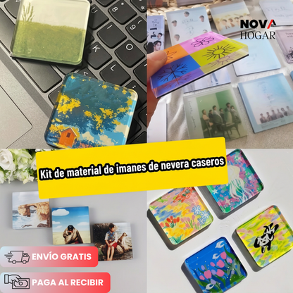 MemoryView™ Set x10 Marcos Magnéticos para Fotos en Nevera