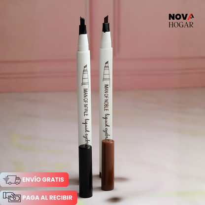 2x1 LushBrow™ Lápiz De Cejas Efecto Microblading  Natural