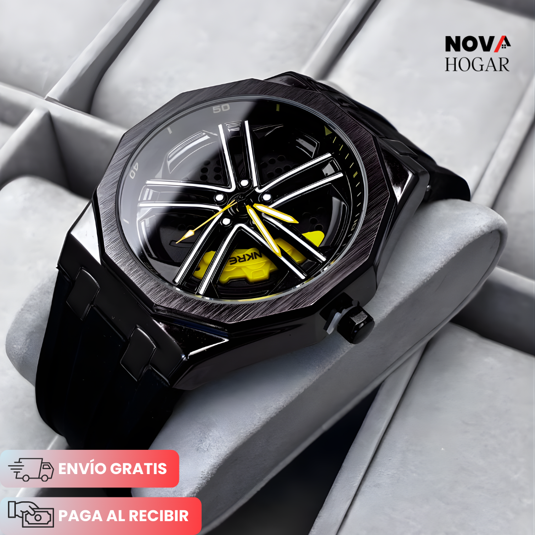 ChronoRim™ Elegante Reloj Inspirado en Ingeniería Automotriz