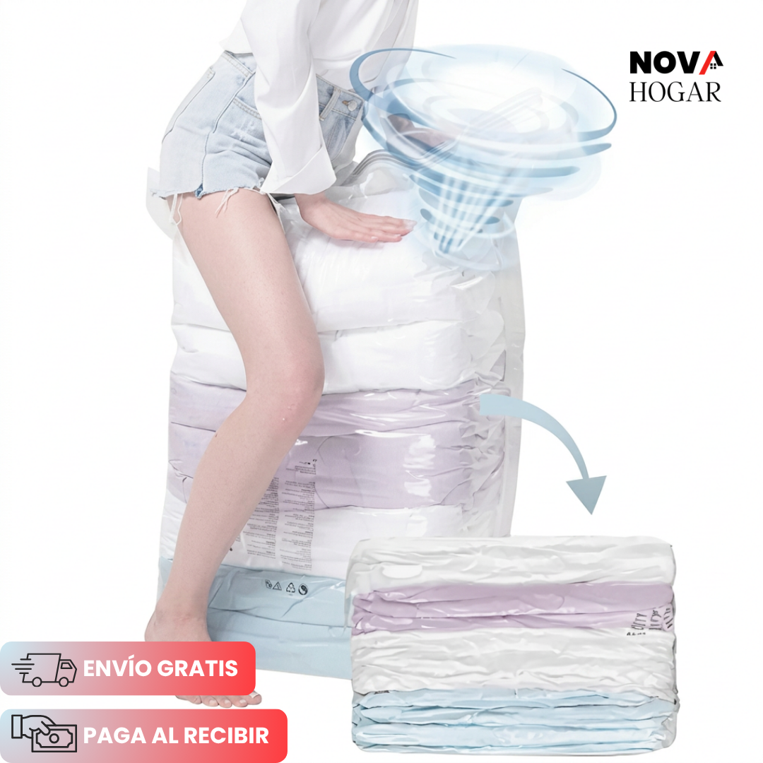 AirLessBag™ Pack x6 Bolsas al Vacío de Gran Capacidad