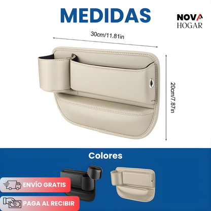 2x1 LuxeGap™ Organizador De Cuero Para Asiento de Auto
