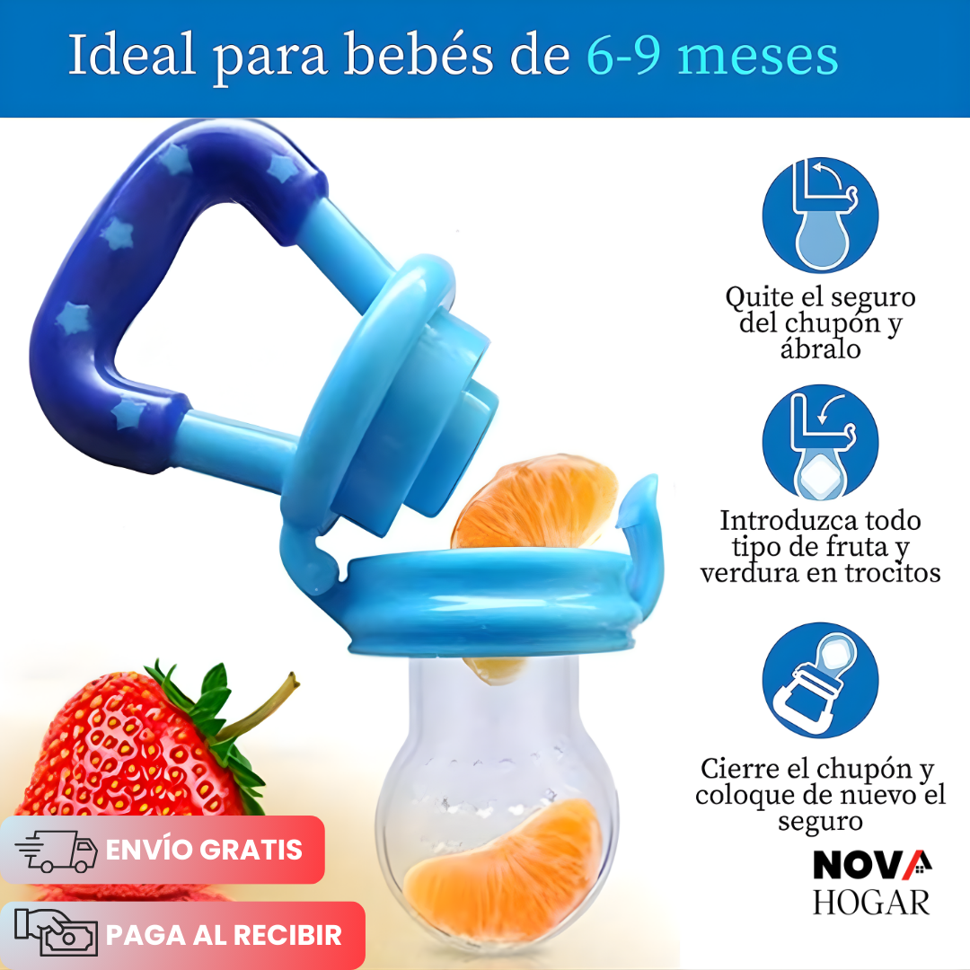 NutriNibble™ Chupete Alimentador de Frutas para Bebés