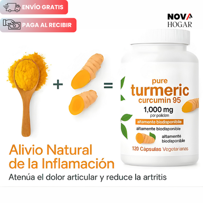 Turmeric™ Extracto de Cúrcuma Antiinflamatoria 120 Capsulas