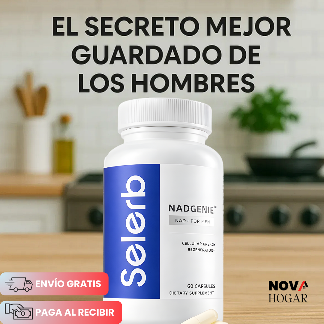 NADGenie™ 60 Capsulas Suplemento de Bienestar Masculino