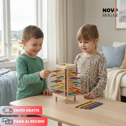 TumbleTower™ Juego de Madera Educativo para Niños