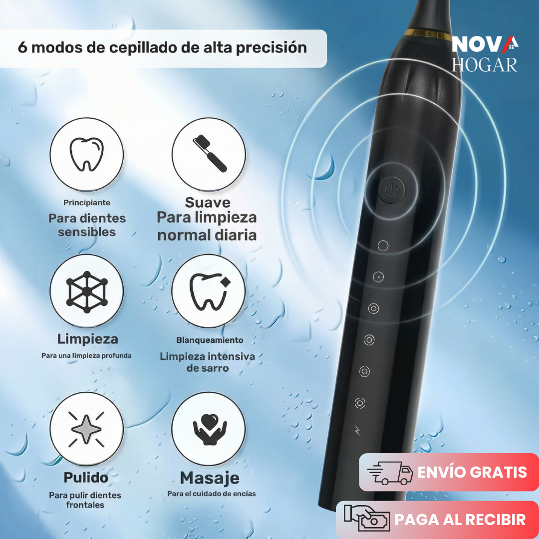 SensitiveSmile™ Cepillo Eléctrico para Encías Sensibles