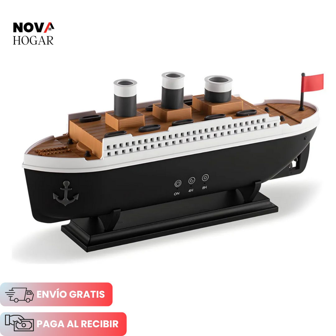 OceanBreeze™ Barco Humidificador con Luz LED