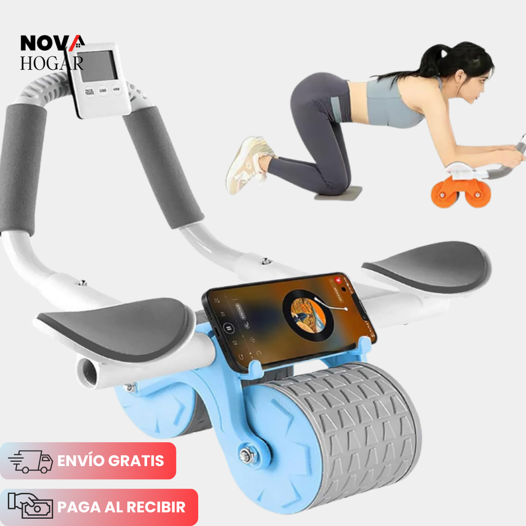 FlexiRoller™ Rodillo para Abdominales en Casa con Autorebote
