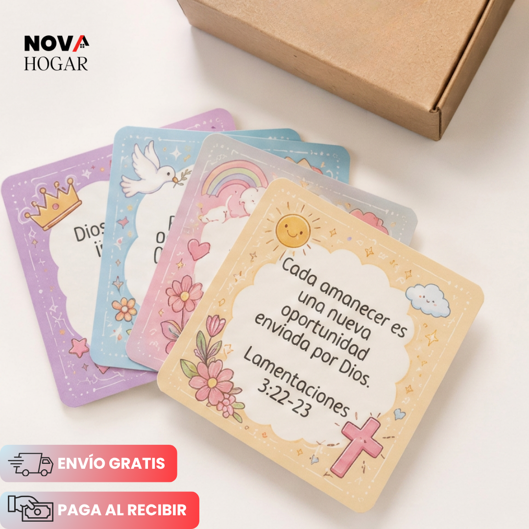 DivineNotes™ 100 Tarjetas Con Frases Divinas De Esperanza Y Luz