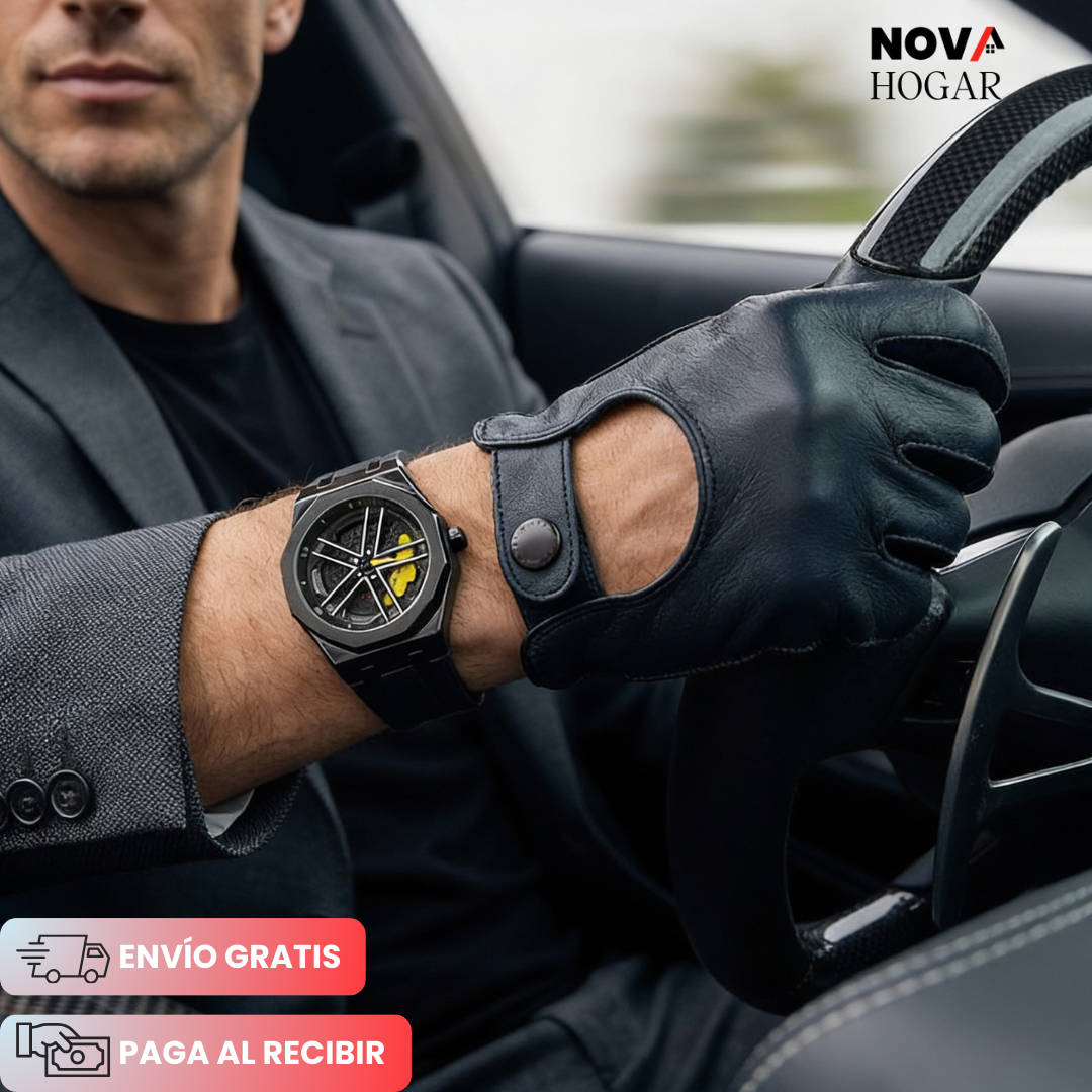 ChronoRim™ Elegante Reloj Inspirado en Ingeniería Automotriz