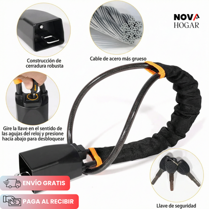 SafeSteer™ Candado De Seguridad Para Volante