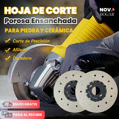 2x1 BladeEdge™ Disco Poroso para Corte Cerámico de 4"