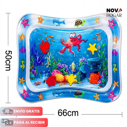AquaPaws™ Alfombra Sensorial Acuática Para Gatos