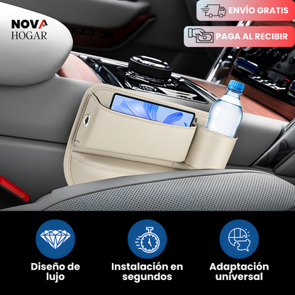 2x1 LuxeGap™ Organizador De Cuero Para Asiento de Auto