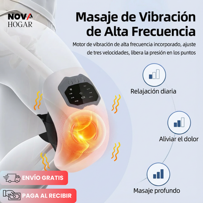 OrthoPulse™ Rodillera Masajeador con Calor y Vibración