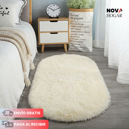 2x1 CloudOval™ Alfombra Esponjosa para Pie de Cama