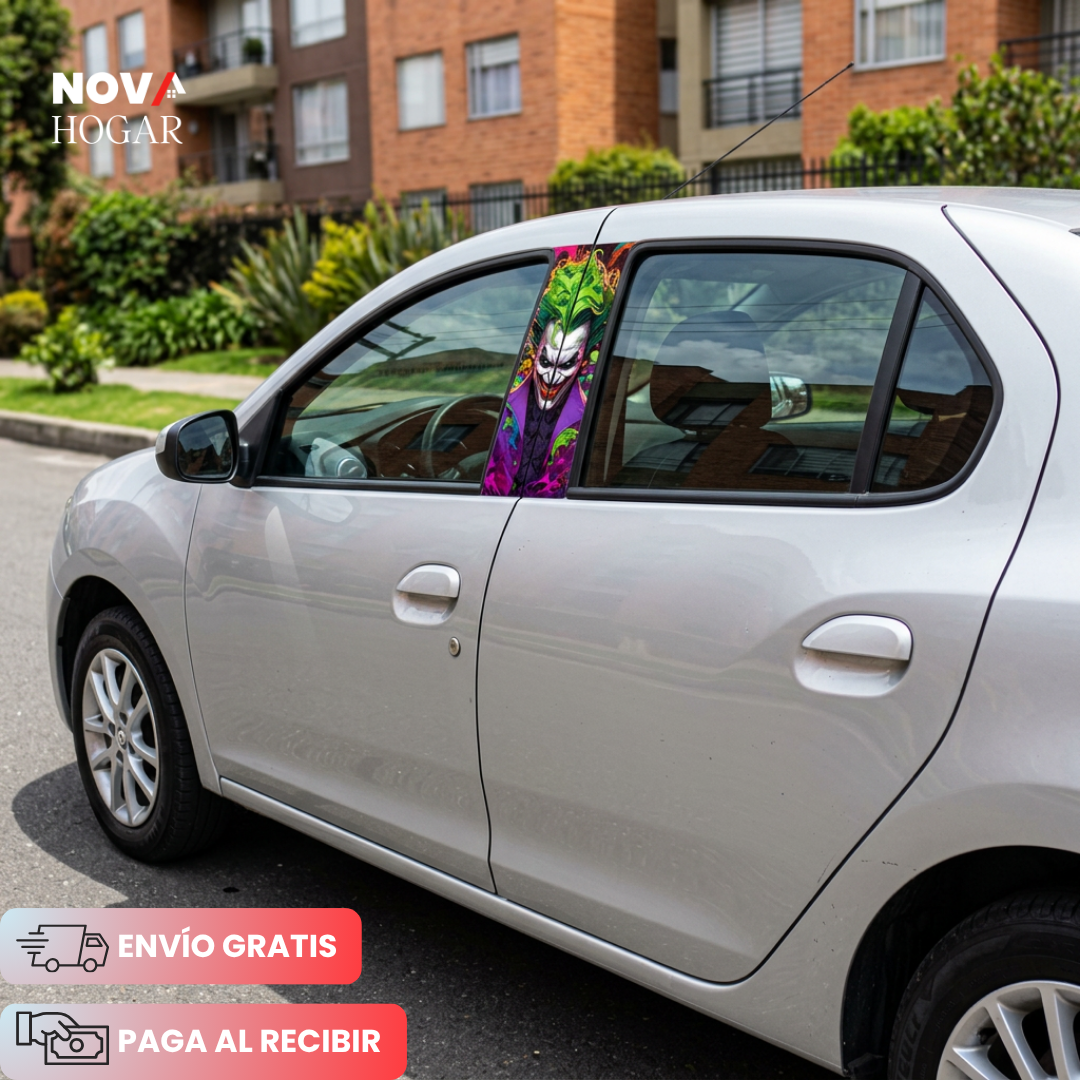 WrapPillar™ Set de Pegatinas Personalizados para el Pilar del Auto