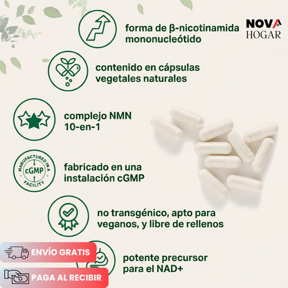 MicroNMN™ Complejo De Nicotinamida para Rejuvenecimiento Celular