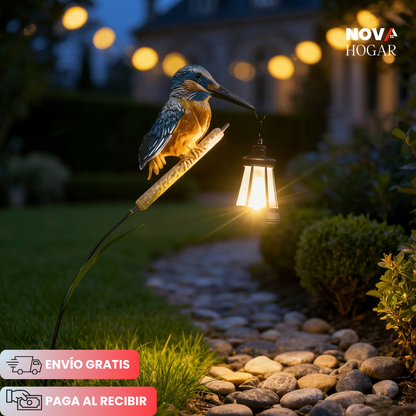 WhimsyGlow™ Hermosa Ave con Lámpara de Jardín