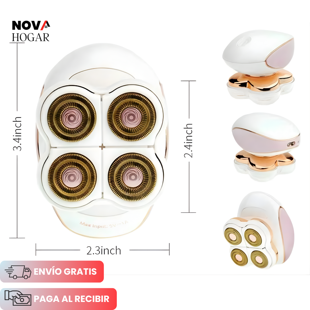 LadyGlide™ Depilador Corporal Delicado para Mujeres