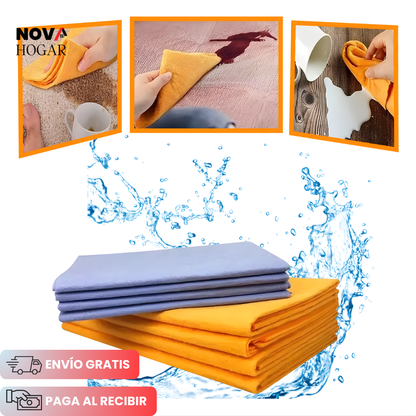 UltraSorb™ Set x8 Paños Gamuzados Milagrosos Ultra Absorbentes