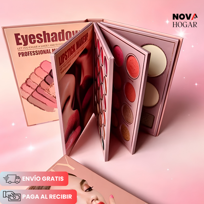 GlamourBook™ Paleta Multifuncional De Maquillaje Profesional