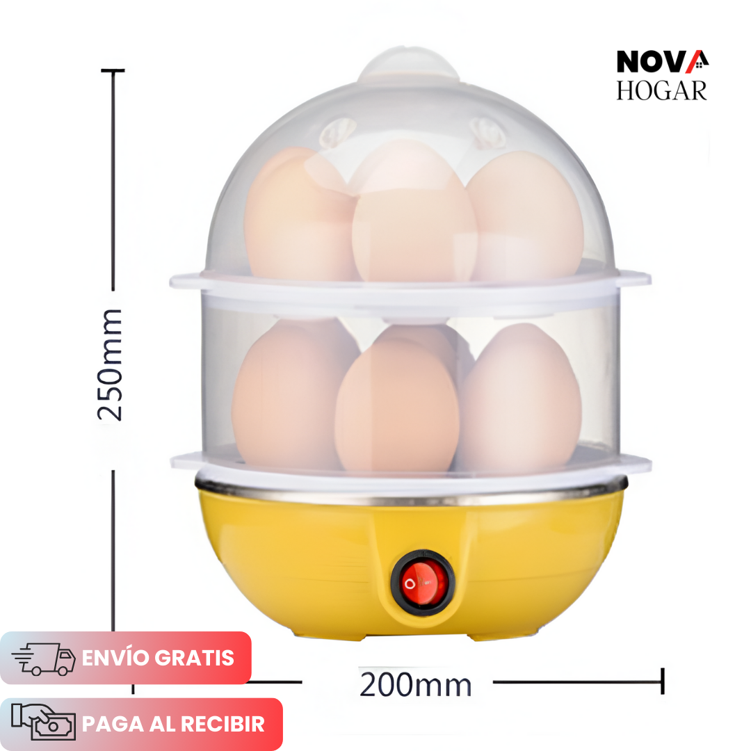 SteamEgg™ 2.0 Hervidor de Huevos Eléctrico 2 Niveles