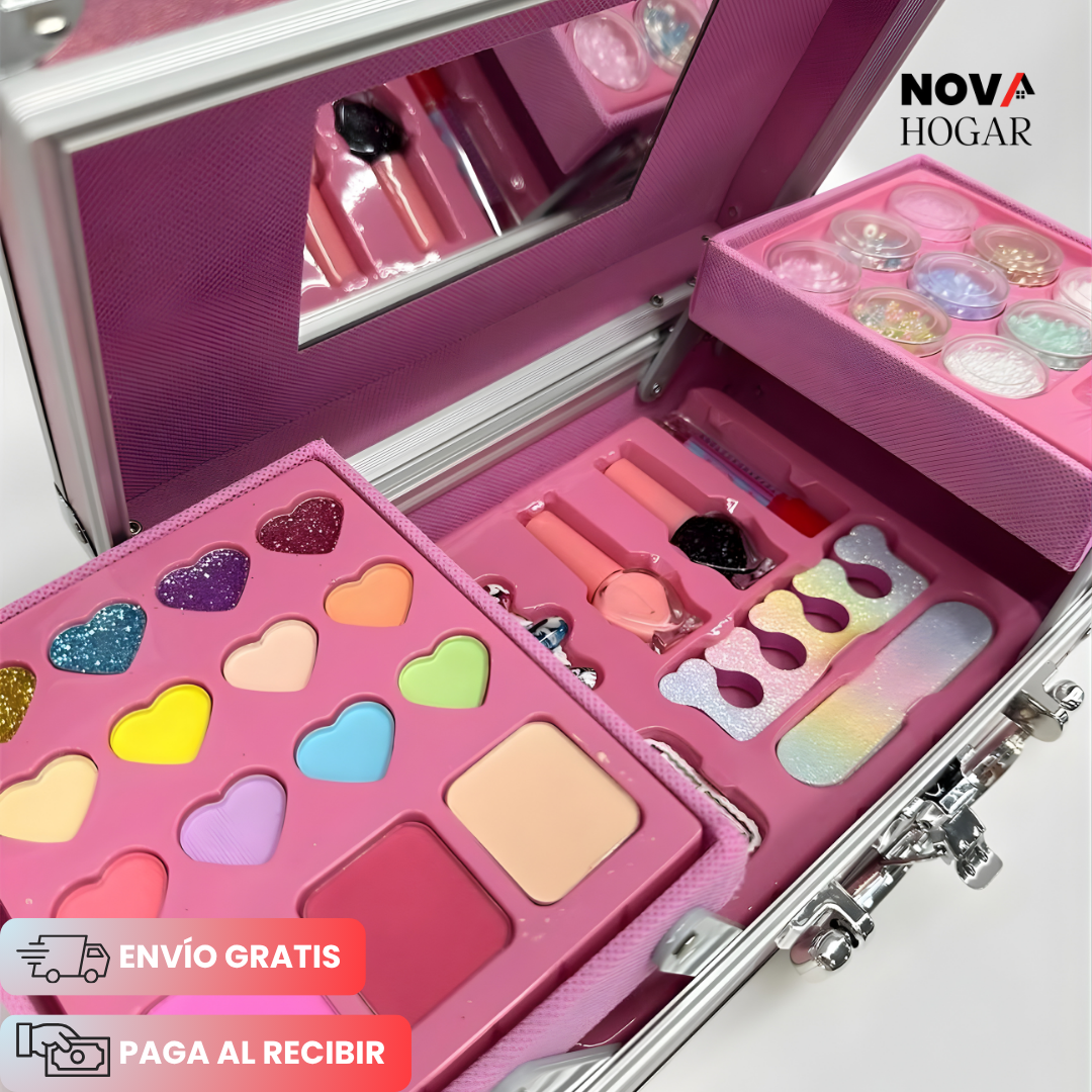 MagicGlam™ Maletín de Maquillaje Mágico para Niñas