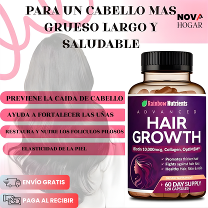HairGrowth™ Vitaminas Para Crecimiento Capilar