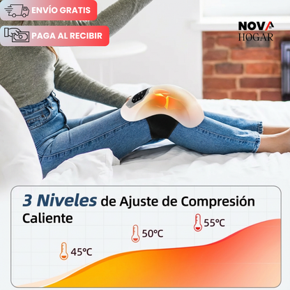 OrthoPulse™ Rodillera Masajeador con Calor y Vibración