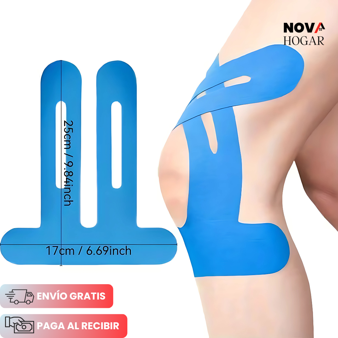 Pack X10 FlexiKnee™ Cinta Kinesiológica Precortada