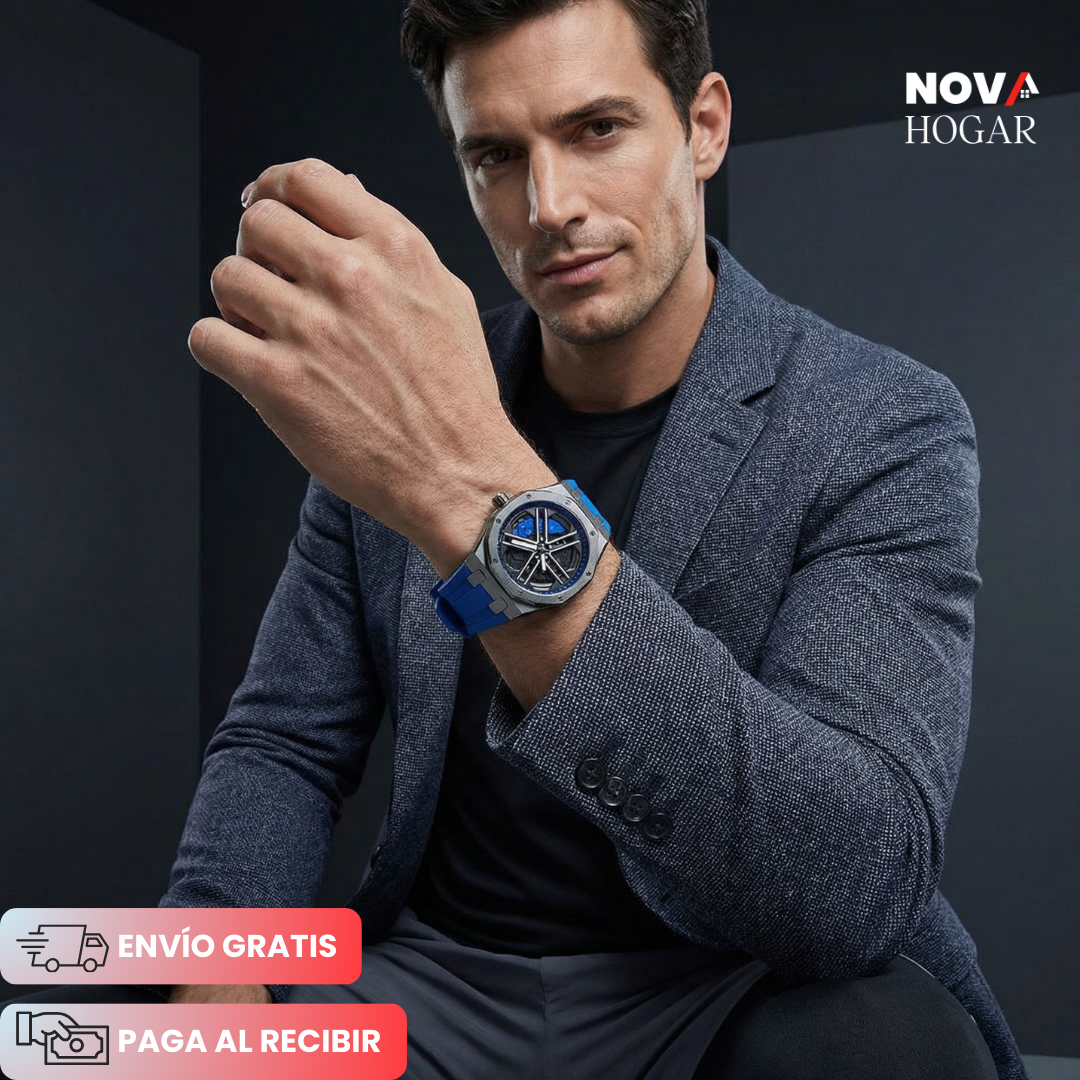 ChronoRim™ Elegante Reloj Inspirado en Ingeniería Automotriz