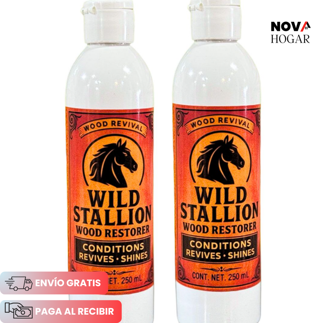 2x1 Wild Stallion™ Restaurador y Acondicionador de Maderas