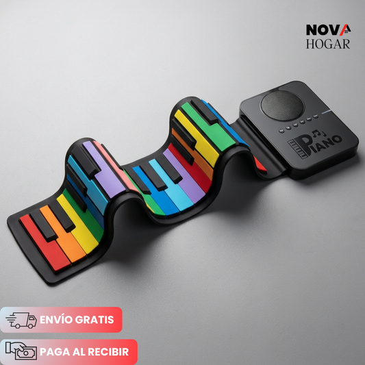 RollNPlay™ Teclado Musical Enrollable para Niños