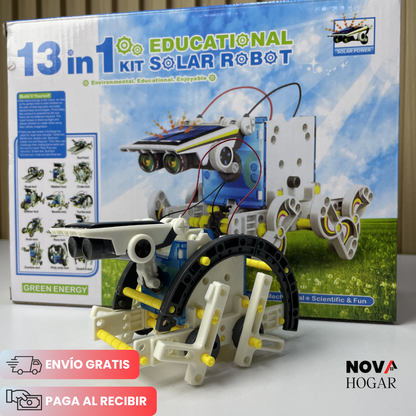 SolarBots™ Set de Robot Solar Educativo 13 en 1